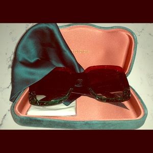 Gucci 55mm Square Sunglasses